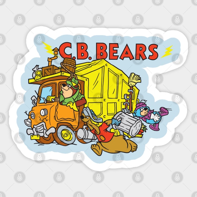 CB Bears Cartoon Sticker by Chewbaccadoll